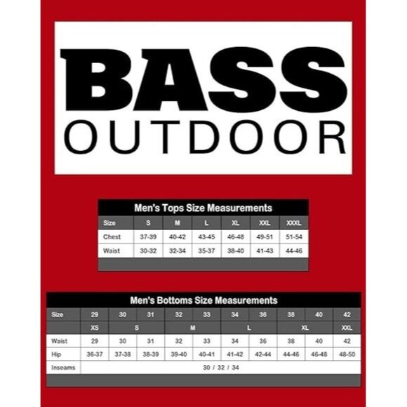 Bass Outdoor Mens Performance Thermal Henley Shirt Small Long Sleeve Cabernet - Picture 5 of 5